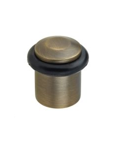 Frelan Chamfered Floor mounted doorstop BUR961AB Antique Brass
