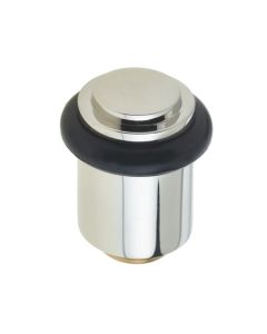Frelan Stepped Floor mounted doorstop BUR962PN Polished Nickel