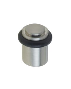 Frelan Stepped Floor mounted doorstop BUR962SN Satin Nickel