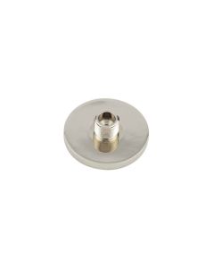 Frelan Burlington Knurled Door Sop Base 50mm BUR969PN Polished Nickel