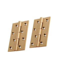 Acre & Clutton Phosphor Bronze Washered Solid Brass Butt Door Hinge 102mm x 67mm x 4mm Satin Brass BWH-102-67SB