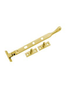 Acre & Clutton Bulb-End Window Casement Stay 203mm - Polished Brass