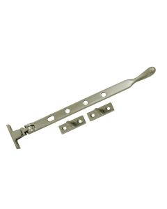 Acre & Clutton Bulb-End Window Casement Stay 254mm - Polished Nickel