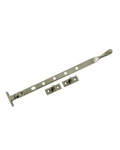Acre & Clutton Bulb-End Window Casement Stay 305mm - Polished Nickel