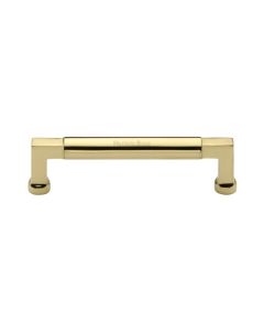 Heritage Brass C0312 128-PB Cabinet Pull Bauhaus Design 128mm CTC Polished Brass Finish