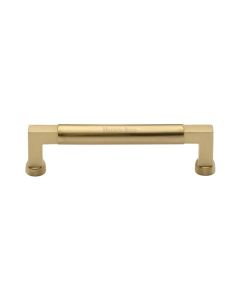 Heritage Brass C0312 128-SB Cabinet Pull Bauhaus Design 128mm CTC Satin Brass Finish