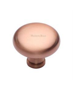 Heritage Brass C113 38-SRG Cabinet Knob Mushroom Design 38mm Satin Rose Gold finish