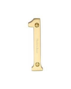 Heritage Brass C1560 1-SB Numeral 1 Face Fix 76mm (3) Satin Brass finish