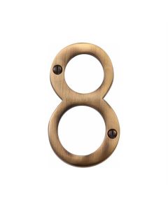Heritage Brass C1560 8-AT Numeral 8 Face Fix 76mm (3) Antique finish