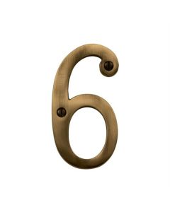 Heritage Brass C1561 6-AT Numeral 6 Face Fix 76mm (3) Antique finish