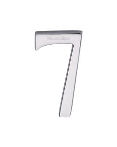 Heritage Brass Numeral 7 Concealed Fix 76mm (3") Polished Chrome