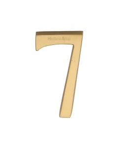 Heritage Brass Numeral 7 Concealed Fix 76mm (3") Satin Brass