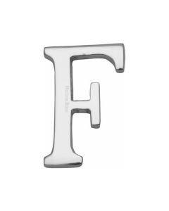 Heritage Brass C1565 2 F-PC Alphabet F Pin Fix 51mm (2) Polished Chrome Finish