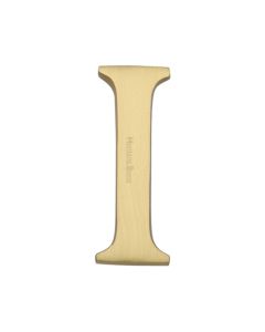 Heritage Brass C1565 2 I-SB Alphabet I Pin Fix 51mm (2) Satin Brass Finish