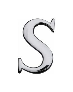 Heritage Brass C1565 2 S-PC Alphabet S Pin Fix 51mm (2) Polished Chrome Finish