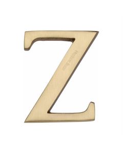 Heritage Brass C1565 2 Z-SB Alphabet Z Pin Fix 51mm (2) Satin Brass Finish