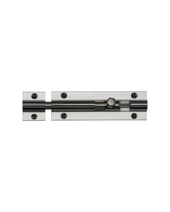 Heritage Brass C1580 4-PC Door Bolt Straight 4 x 1 Polished Chrome Finish