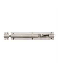 Heritage Brass C1584 8-SN Door Bolt Straight 8 x 1.5 Satin Nickel Finish