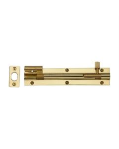 Heritage Brass C1592 6-PB Door Bolt Necked 6 x 1.25 Polished Brass finish