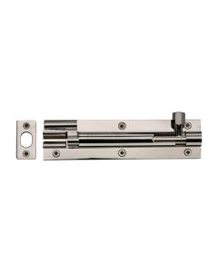 Heritage Brass C1592 6-PNF Door Bolt Necked 6 x 1.25 Polished Nickel finish