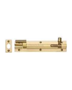 Heritage Brass C1592 6-SB Door Bolt Necked 6 x 1.25 Satin Brass finish