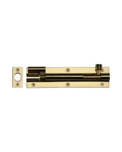 Heritage Brass C1594 6-PB Door Bolt Necked 6 x 1.5 Polished Brass finish