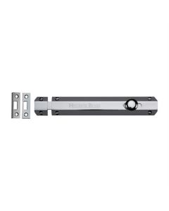 Heritage Brass C1685 8-PC Door Bolt Flat 8 Polished Chrome finish