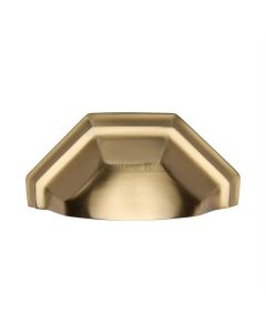 Heritage Brass C2768-SB Drawer Pull 89mm CTC Satin Brass Finish