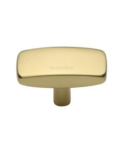 Heritage Brass C3384 41-PB Cabinet Knob Rectangular Design 41mm Polished Brass finish