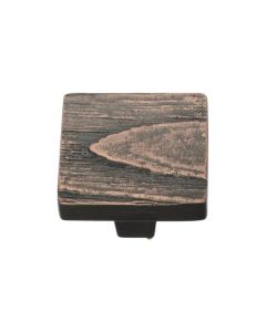 Heritage Brass C3664 32-AC Cabinet Knob Square Pine Design 32mm Aged Copper finish