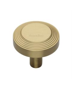 Heritage Brass C3956 32-SB Cabinet Knob Ridge Design 32mm Satin Brass finish