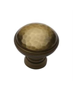 Heritage Brass C4545-AT Cabinet Knob Hand Beaten Design 32mm Antique finish