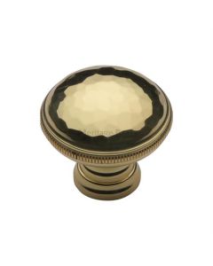 Heritage Brass C4545-PB Cabinet Knob Hand Beaten Design 32mm Polished Brass finish