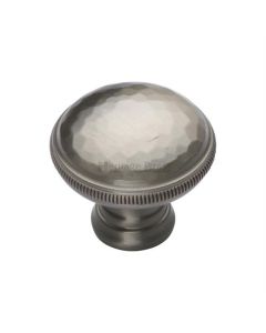 Heritage Brass C4545-SN Cabinet Knob Hand Beaten Design 32mm Satin Nickel finish