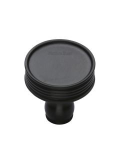 Heritage Brass C4547-BKMT Cabinet Knob Venetian Design 32mm Matt Black finish