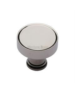 Heritage Brass C4549-PNF Cabinet Knob Florence Design 32mm Polished Nickel finish
