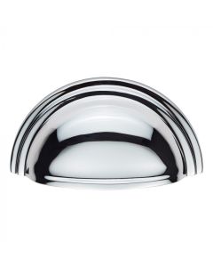 Fingertip C47CP Ftd Victorian Cup Pull 76MM C/C Polished Chrome