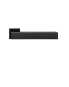 Karcher Design ER46QM Seattle Door Handle on Square shaped mini rose in cosmos black,