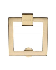 Heritage Brass C6311-SB Square Drop Pull Satin Brass finish