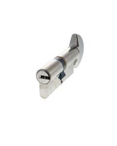 AGB Euro Profile 15 Pin Cylinder Key to Turn 35-35mm (70mm) - Polished Chrome CA20303030