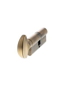 AGB Euro Profile 15 Pin Cylinder Key to Turn 35-35mm (70mm) - Matt Antique Brass CA20723030
