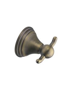 M Marcus Cambridge Wall Mounted Hook for Towels, Robes, Clothes and Coats. Matt Antique CAM-HOOK-MA
