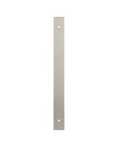 Rectangular Cabinet Pull Backplate-Satin Nickel-232x22x3mm - 192mm c/c AWBP192SN by Alexander and Wilks