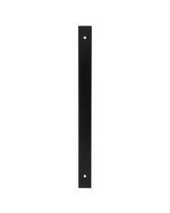 Rectangular Cabinet Pull Backplate-Black-264x22x3mm - 224mm c/c AWBP224BL by Alexander and Wilks