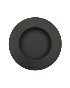 STEELWORKS CCF065MB Concealed Circular Flush Pull Handles 65mm - Matt Black