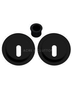 Acre & Clutton Sliding Door Flush Pull Handle Set Key Profile 57mm Matte Black