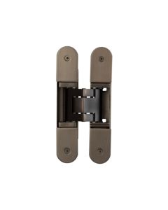 Ghost 160mm Concealed Fire Door Hinge Dark Bronze-160x31.5x76.5mm-CH100DB-Frelan Hardware