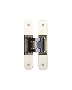 Ghost 160mm Concealed Fire Door Hinge Satin Stainless Steel-160x31.5x76.5mm-CH100SS-Frelan Hardware