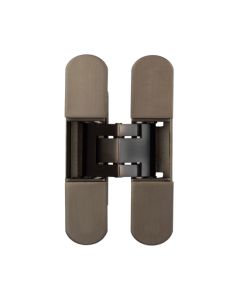 Ghost 140mm Concealed Fire Door Hinge Dark Bronze-140x25x79.5mm-CH60DB-Frelan Hardware
