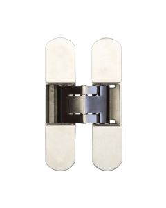 Ghost 140mm Concealed Fire Door Hinge Silver-140x25x79.5mm-CH60SIL-Frelan Hardware